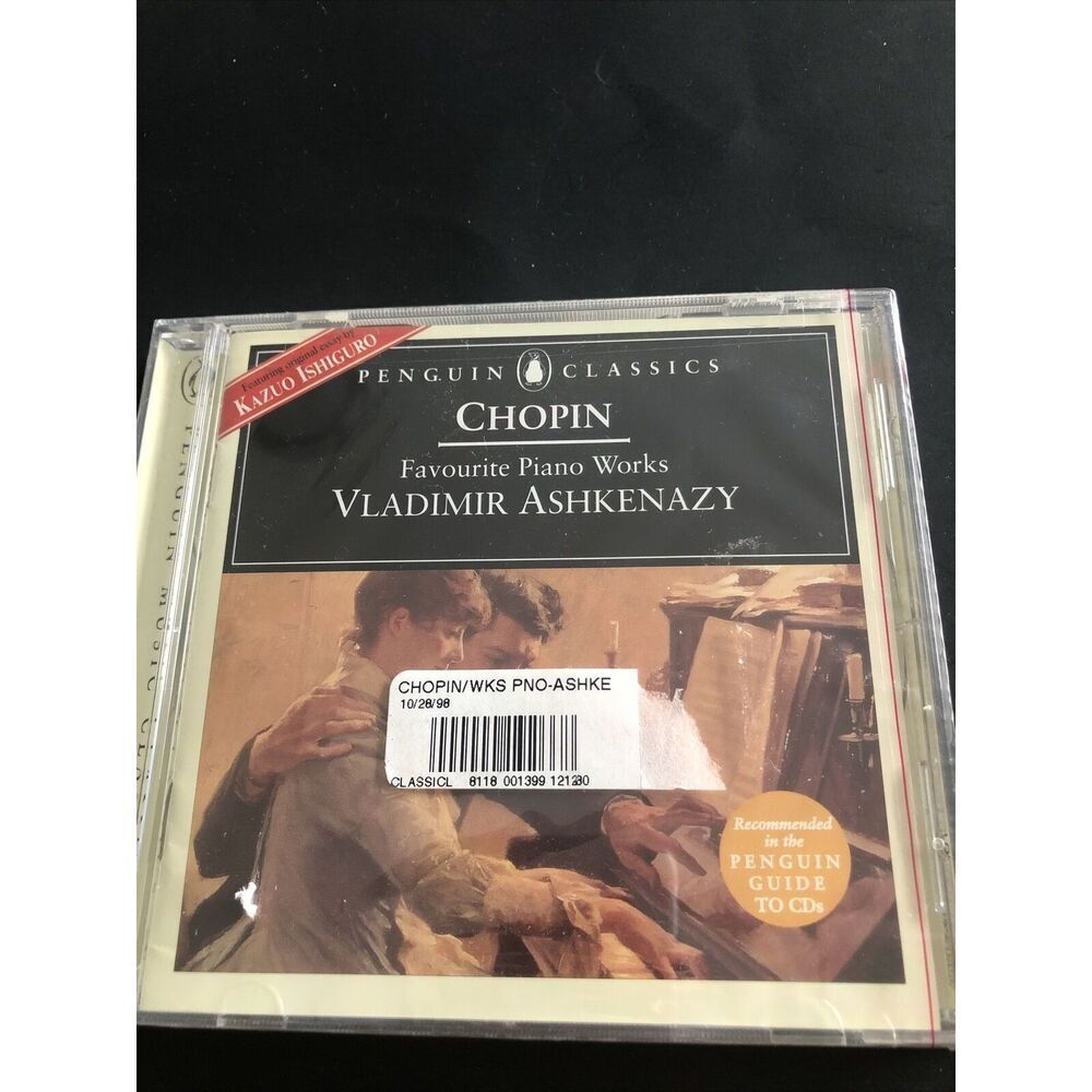 FREDERIC CHOPIN Favorite Piano Works CD  Vladimir Ashkenazy Penguin Classics New